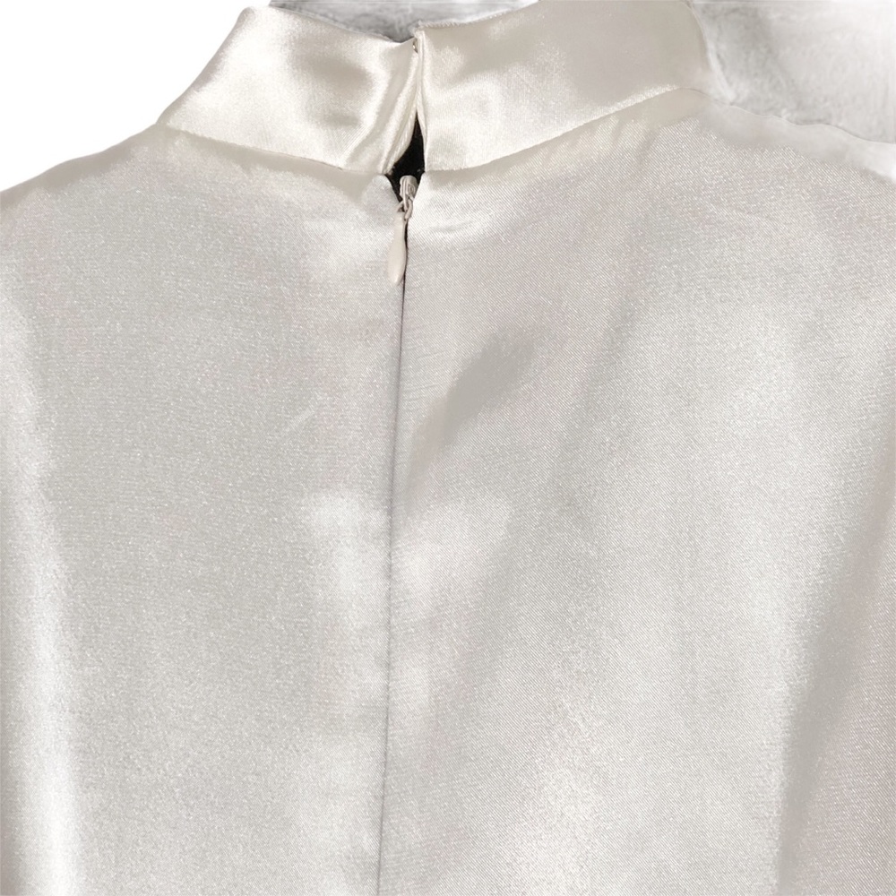 NIGHTWAY sleeveless satin cocktail dress | 10 - Picture 4 of 7